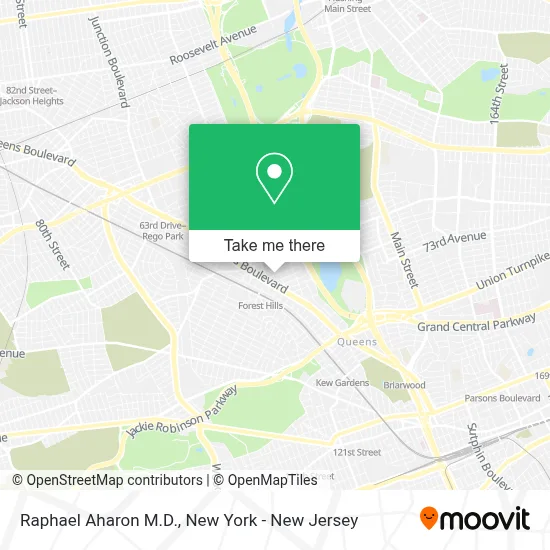 Raphael Aharon M.D. map