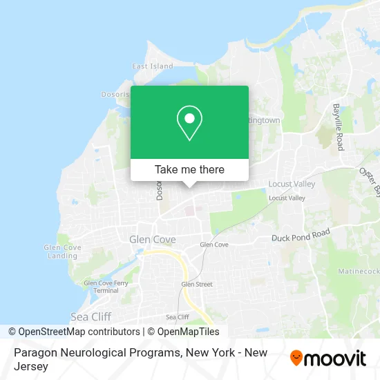 Paragon Neurological Programs map