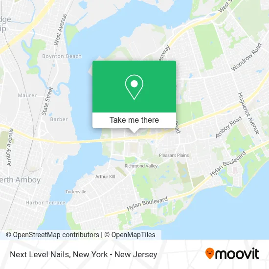 Next Level Nails map