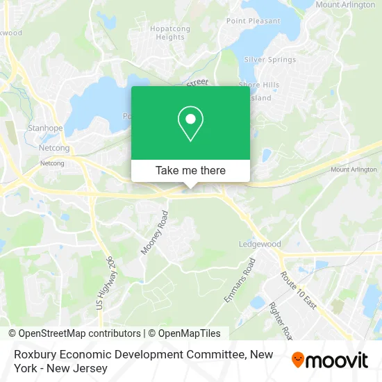Roxbury Economic Development Committee map