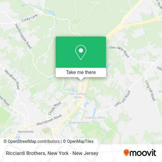 Ricciardi Brothers map