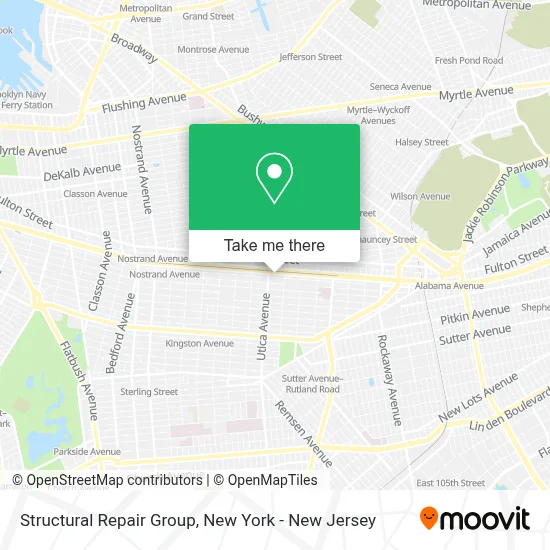 Structural Repair Group map