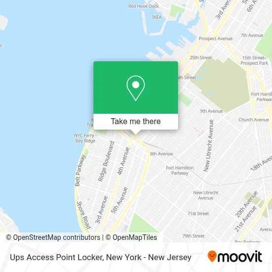 Ups Access Point Locker map