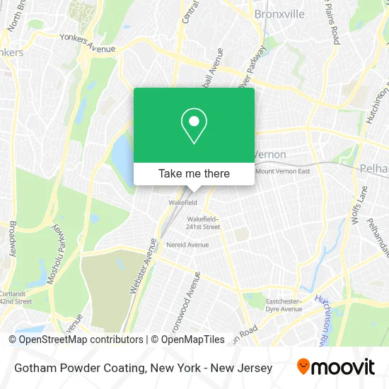 Gotham Powder Coating map