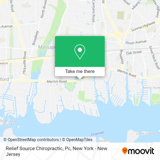 Relief Source Chiropractic, Pc map