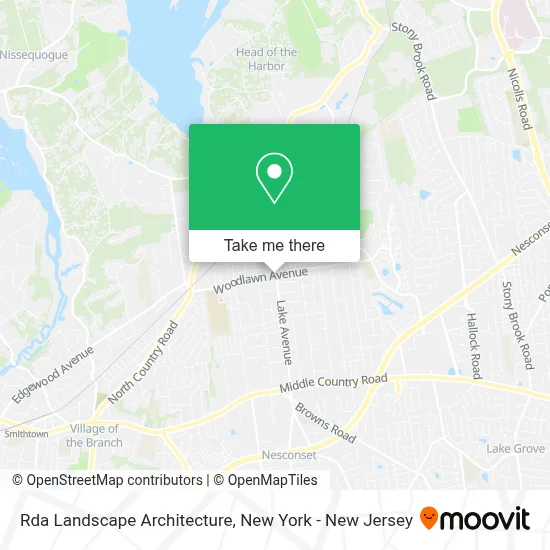 Rda Landscape Architecture map
