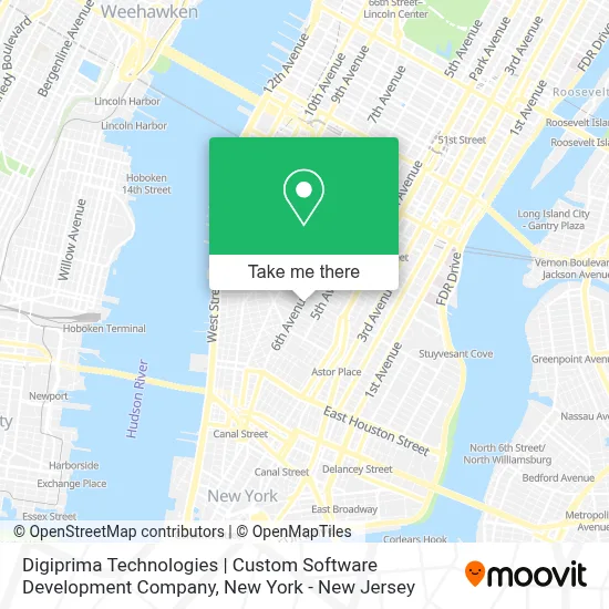 Digiprima Technologies | Custom Software Development Company map