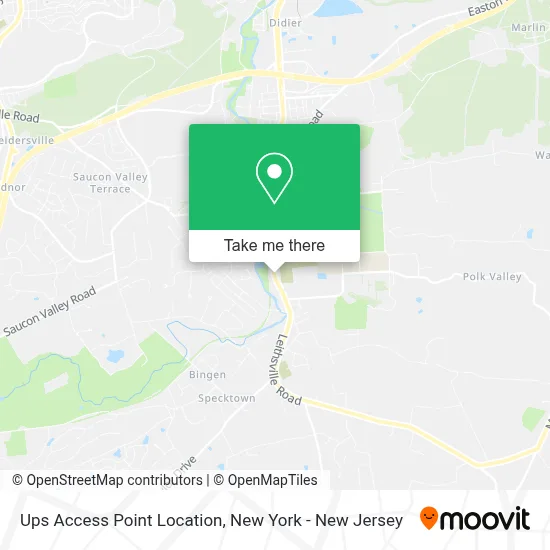 Ups Access Point Location map