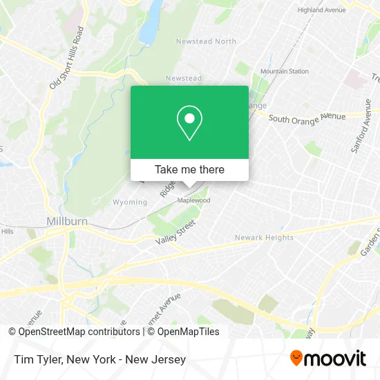 Tim Tyler map
