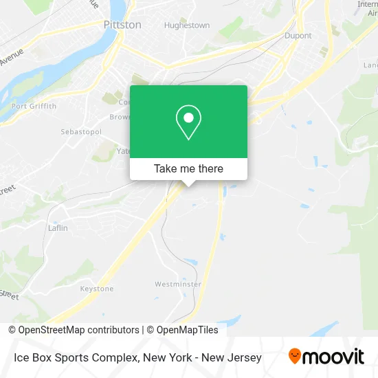 Ice Box Sports Complex map
