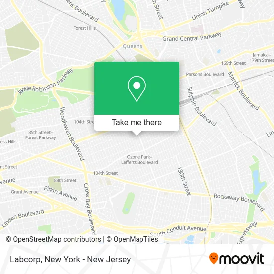 Labcorp map