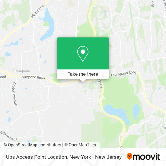 Ups Access Point Location map