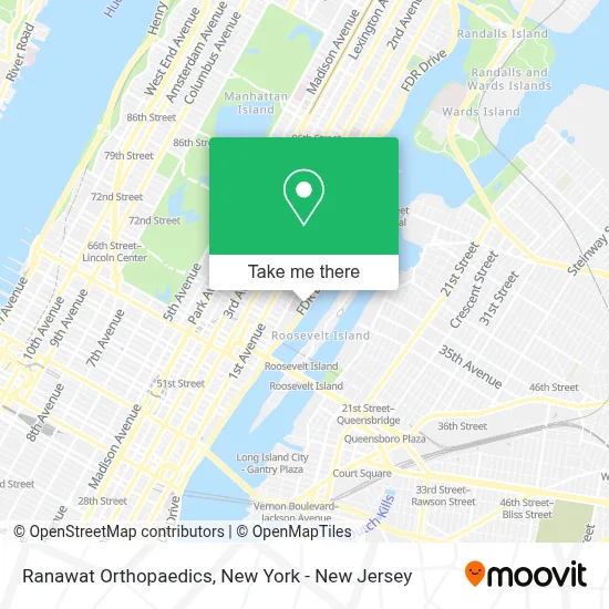 Ranawat Orthopaedics map