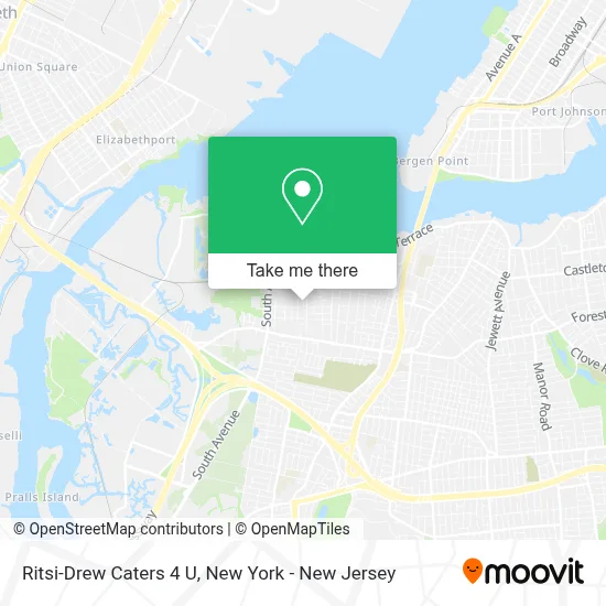 Ritsi-Drew Caters 4 U map