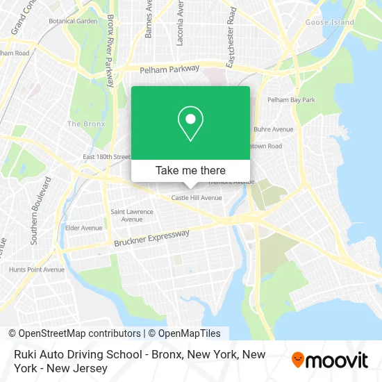 Ruki Auto Driving School - Bronx, New York map