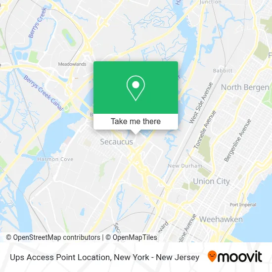 Ups Access Point Location map