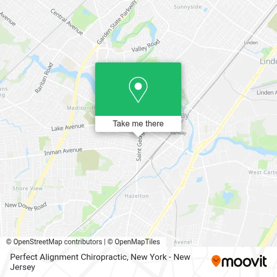 Perfect Alignment Chiropractic map