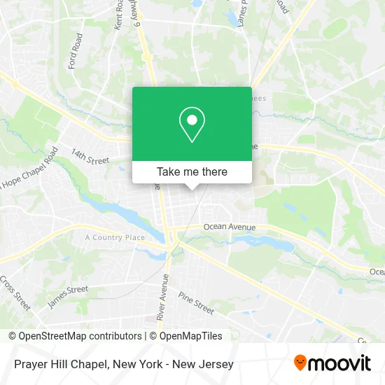 Prayer Hill Chapel map