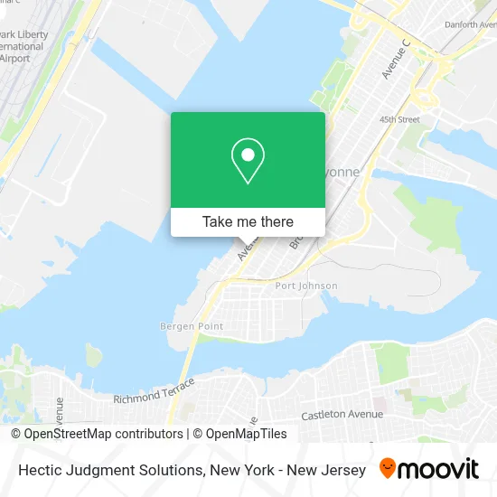 Hectic Judgment Solutions map