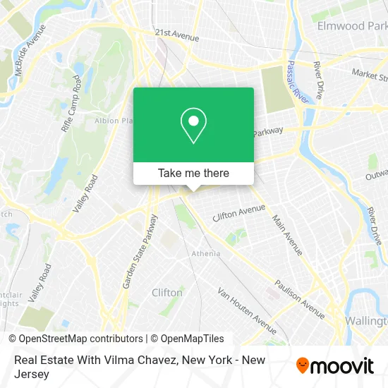 Real Estate With Vilma Chavez map