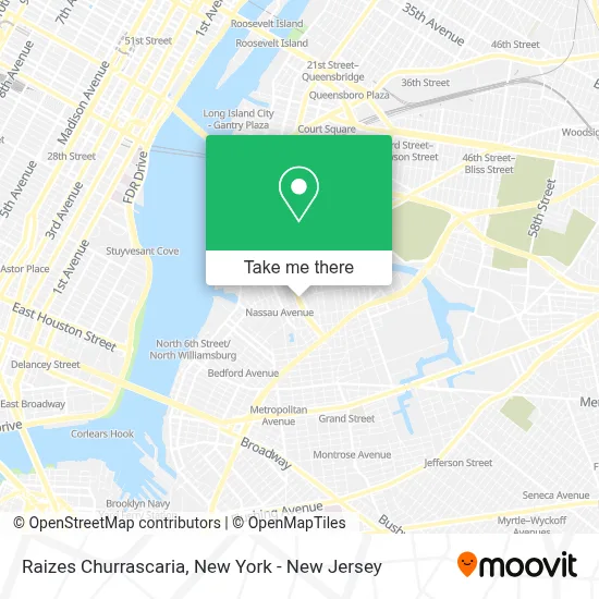 Raizes Churrascaria map