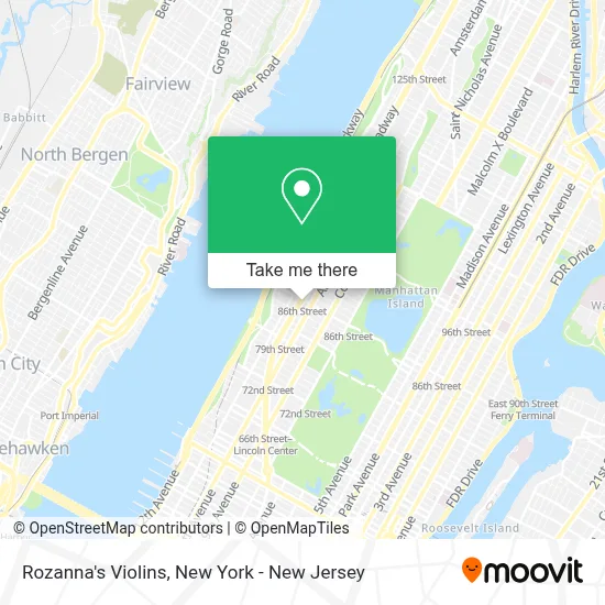 Rozanna's Violins map
