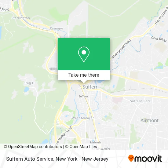 Suffern Auto Service map