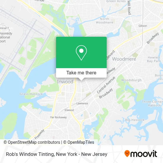 Rob's Window Tinting map