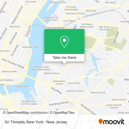 Sri Threads map