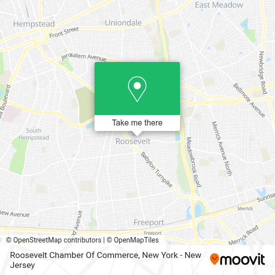 Roosevelt Chamber Of Commerce map