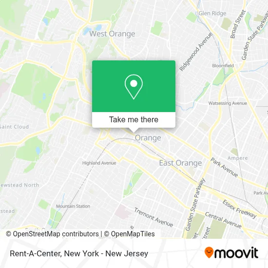 Rent-A-Center map