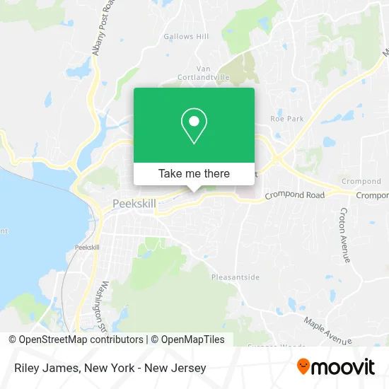 Riley James map