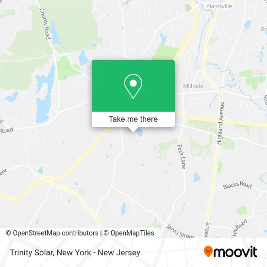 Trinity Solar map