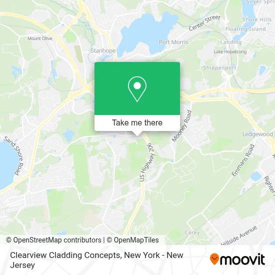 Clearview Cladding Concepts map