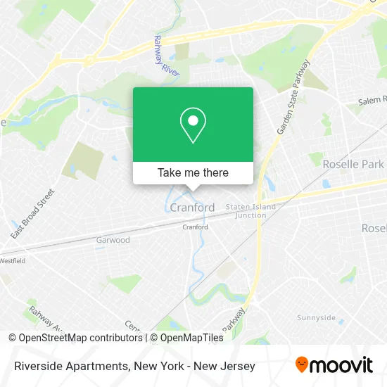 Riverside Apartments map