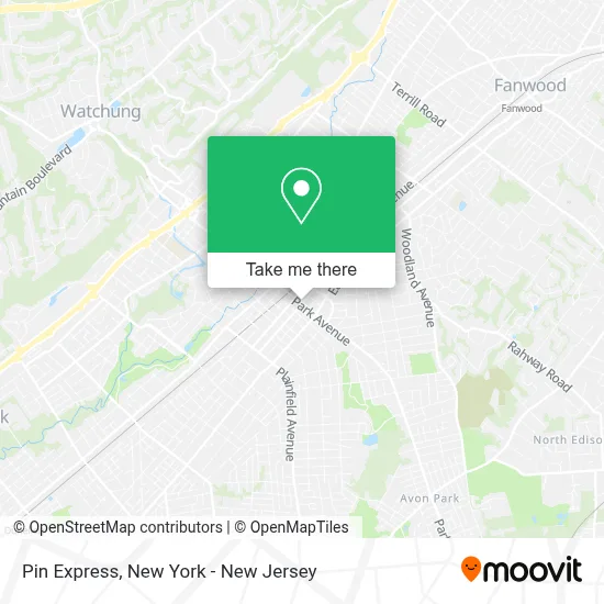 Pin Express map