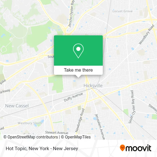 Hot Topic map