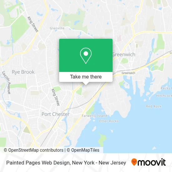 Painted Pages Web Design map