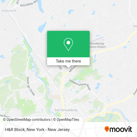 H&R Block map