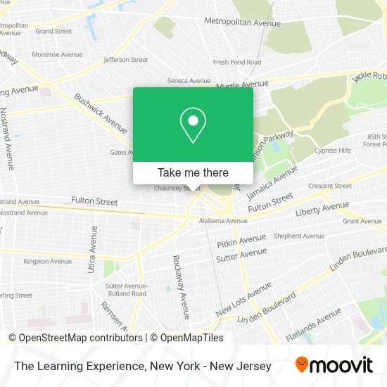 The Learning Experience map