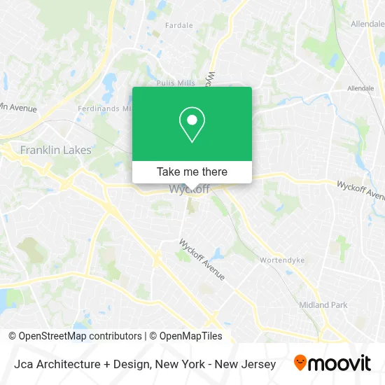 Jca Architecture + Design map