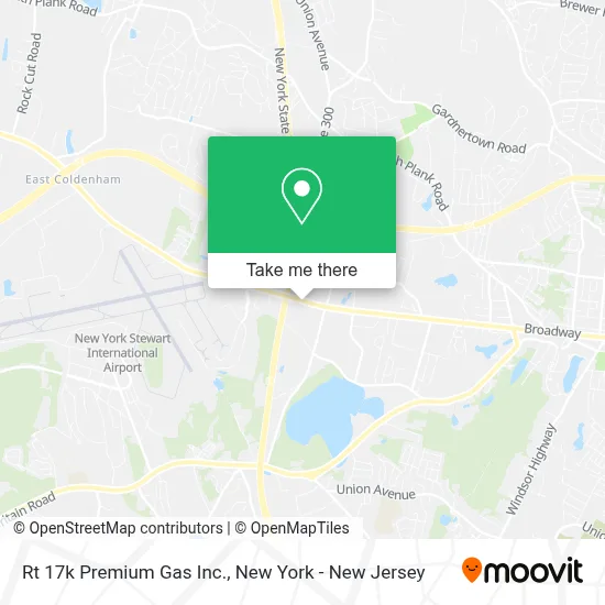 Rt 17k Premium Gas Inc. map