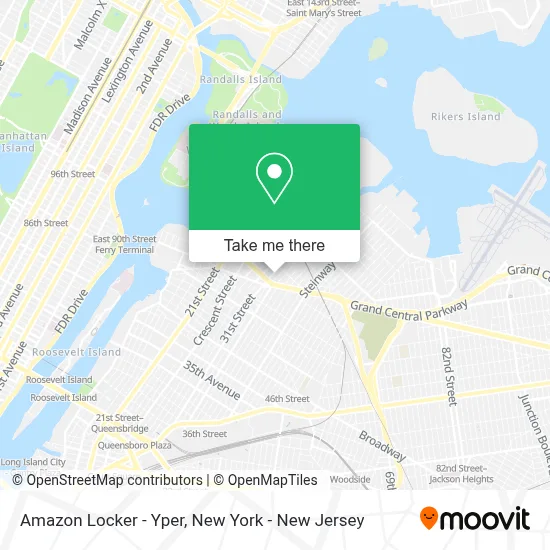 Amazon Locker - Yper map