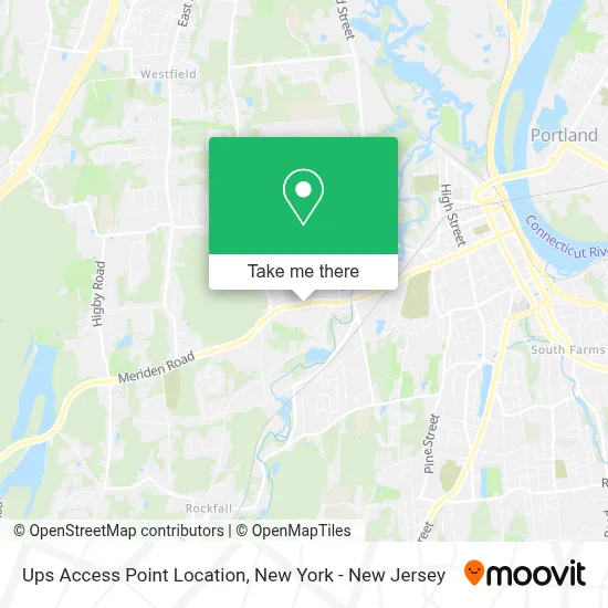 Ups Access Point Location map
