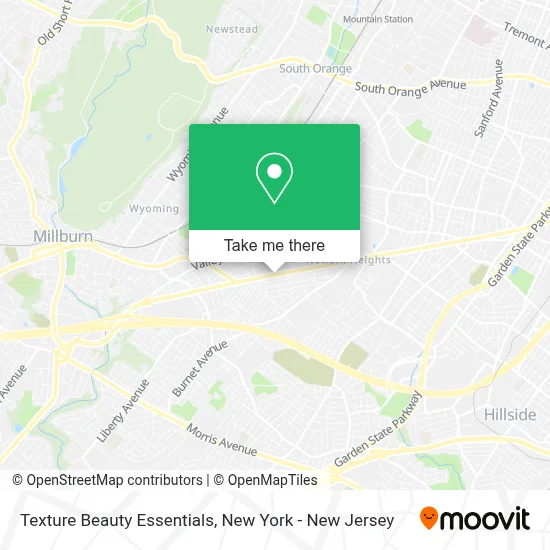 Texture Beauty Essentials map