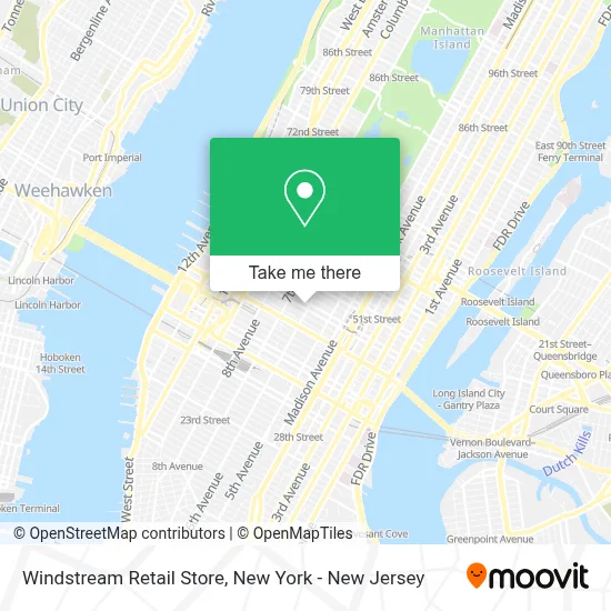 Windstream Retail Store map