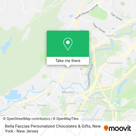 Bella Faccias Personalized Chocolates & Gifts map