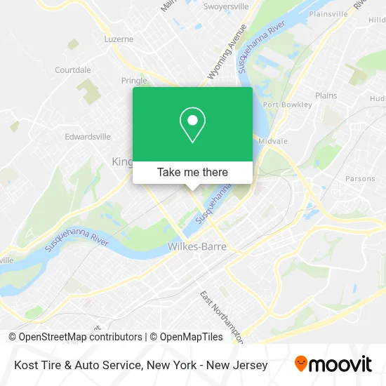 Kost Tire & Auto Service map