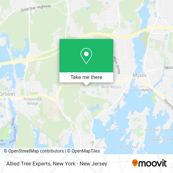 Allied Tree Experts map