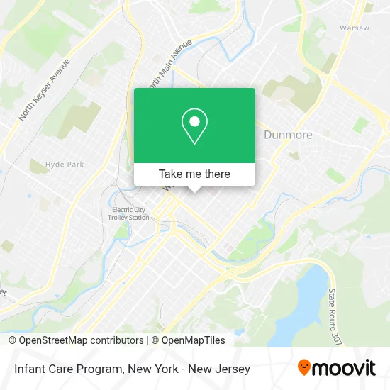 Infant Care Program map